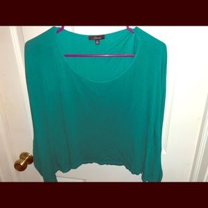 Long sleeve crop top